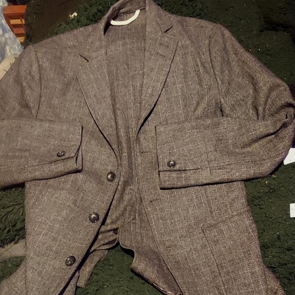 Find of the week premium boss orange wool / Tweed coat. Size 38r